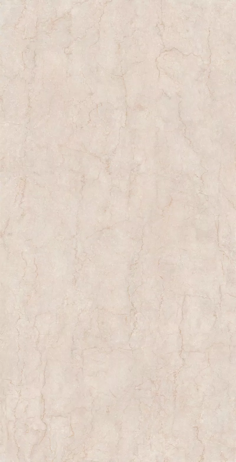 Marble Botticino slab by Materia in beige, Bush-hammered finish, 163,5x323, 12 mm thickness.