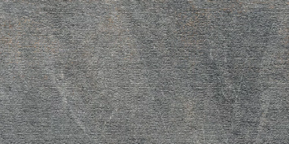 Stein-Optik Grau Fliese aus der Kollektion Poetry Stone von ABK, Format 60x120, Oberfläche Natürlich, Kante Rettificato.