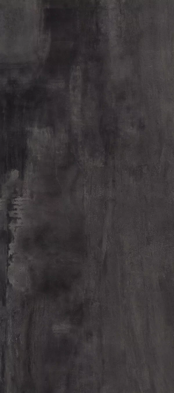 Carreau effet métal Noir de la collection Interno9 par ABK, format 120x280, finition Naturel, bord Rettificato.
