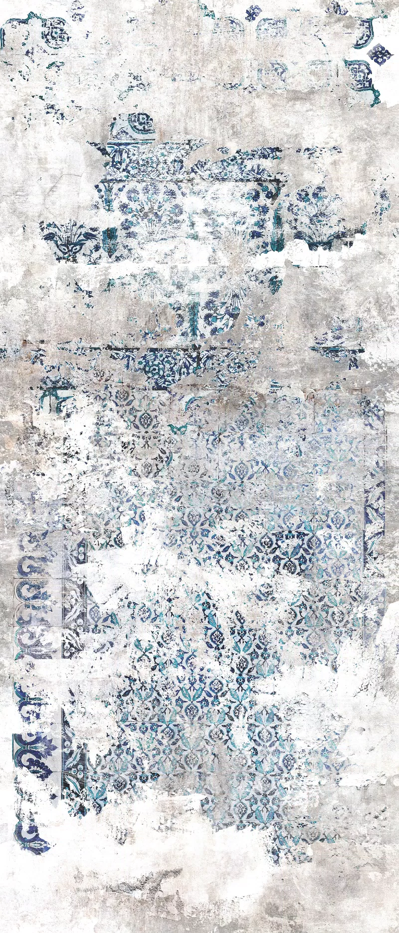 Decorative-effect Multicolour tile from the Wide&Style Ready To Order collection by ABK, size 120x280, Natural finish, Rettificato edges.