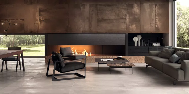 Interno 9 Rust 60x120 + Dune 60x120